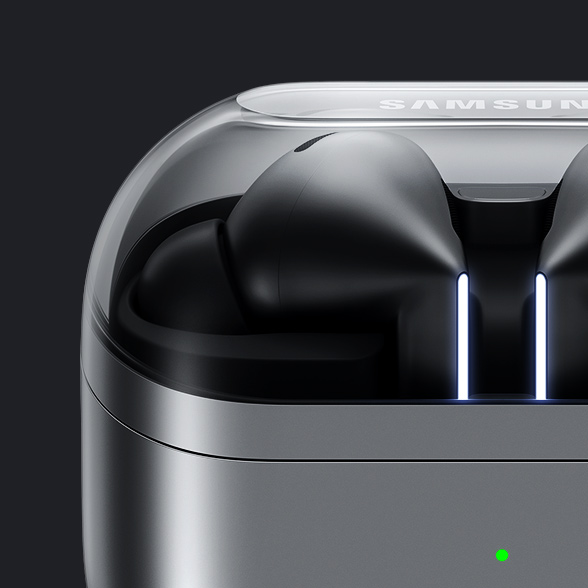 Samsung Galaxy Buds3 Pro com estojo de carregamento
