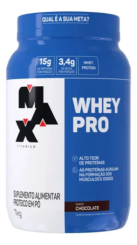 Whey Pro Max Titanium 1kg em review no ModoPro